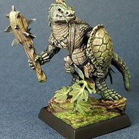 Lizardman Fighter Lizardman with Club and Shield