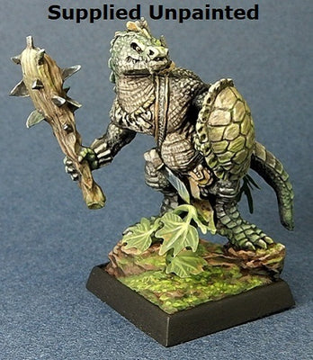 Lizardman Fighter Lizardman with Club and Shield