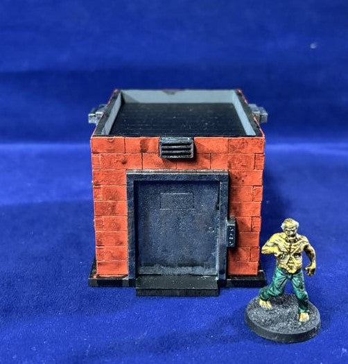 Rooftop Access Building 28mm Terrain