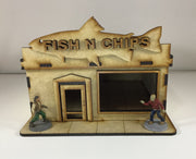 Fish N Chips Shop 28mm Building Kit