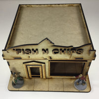 Fish N Chips Shop 28mm Building Kit