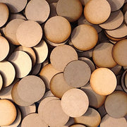 Round Bases MDF Wooden