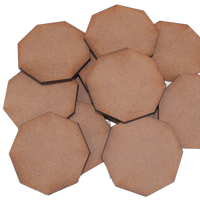 Octagon Bases MDF Wooden