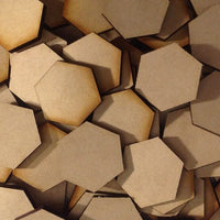 Hex Bases MDF Wooden