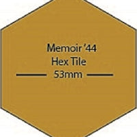Memoir 44 Hex Tile Blanks Bases