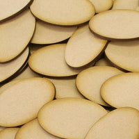 Oval Bases MDF Wooden