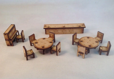 Saloon Furniture Set Wild West Western